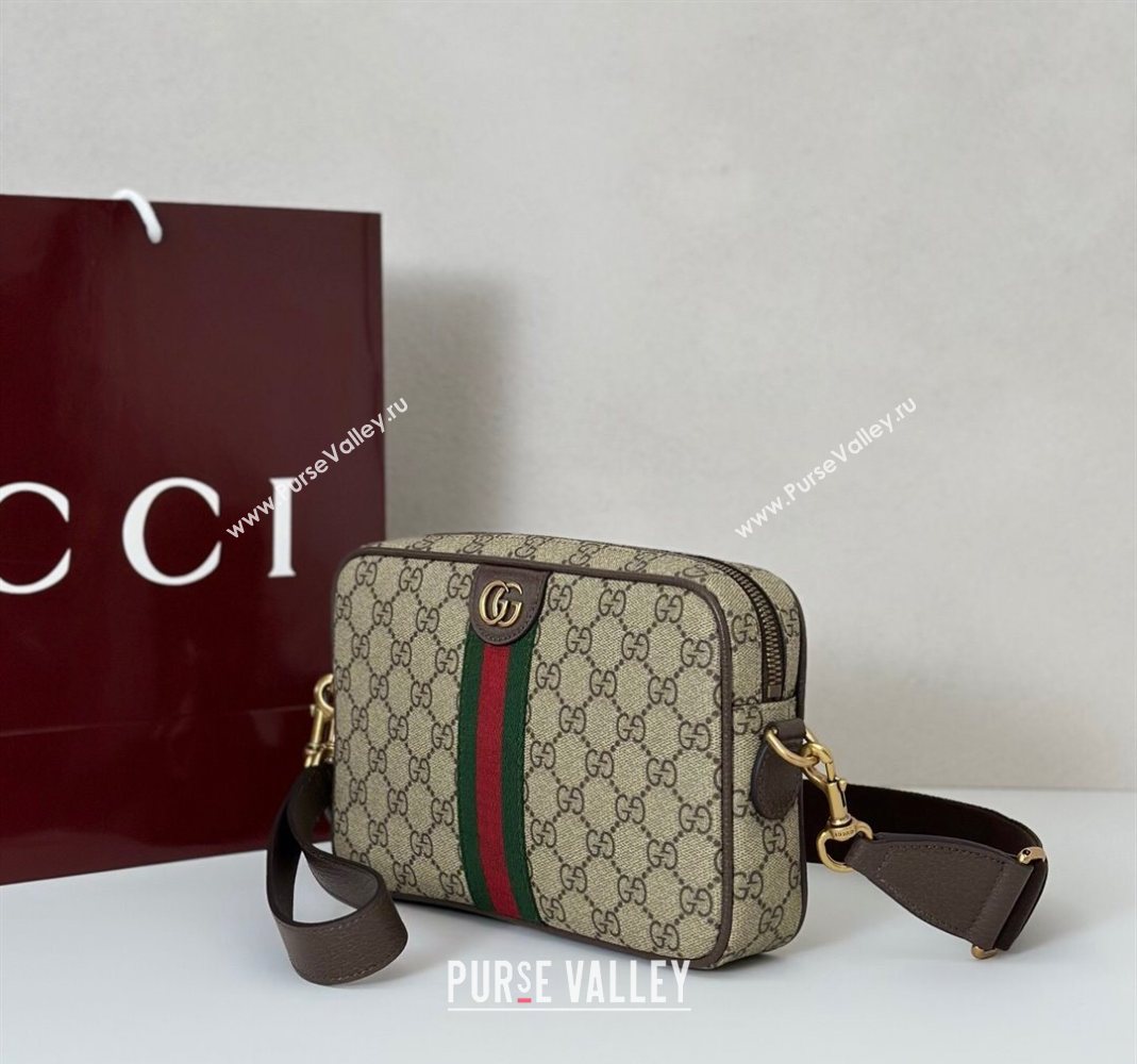 Gucci Mens Ophidia small crossbody bag in gg canvas 2025 839155 (DLH-251124132)