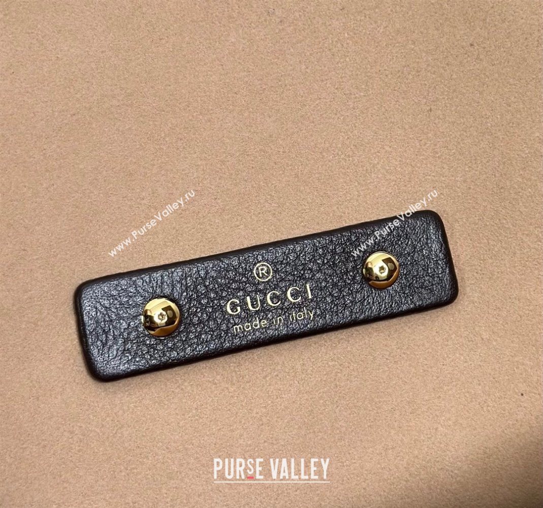 Gucci Softbit Leather Maxi Shoulder Bag with Oversized Half Horsebit Dark Brown 2025 837466 (DLH-251124105)