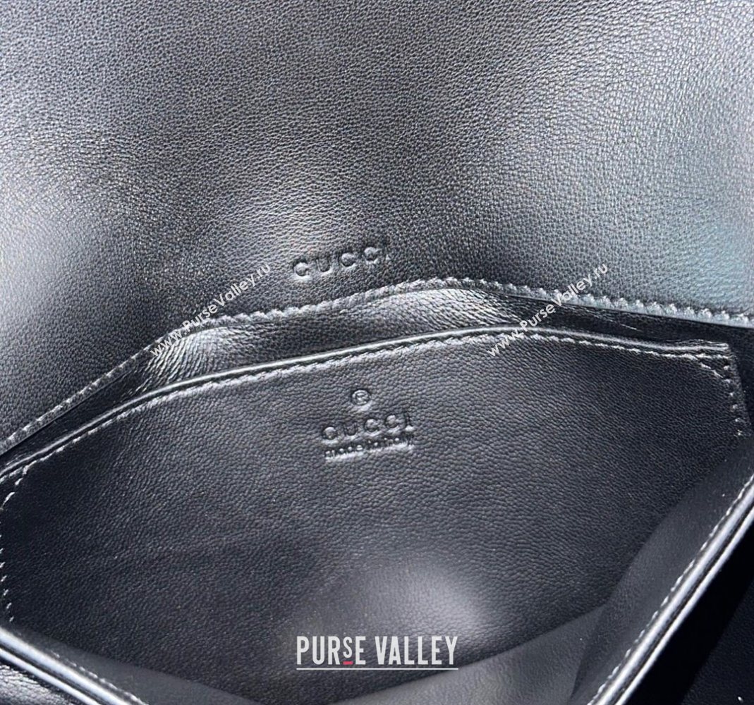 Gucci Horsebit 1955 Aura small shoulder bag in Leather Black 2025 847063 (DLH-251124082)