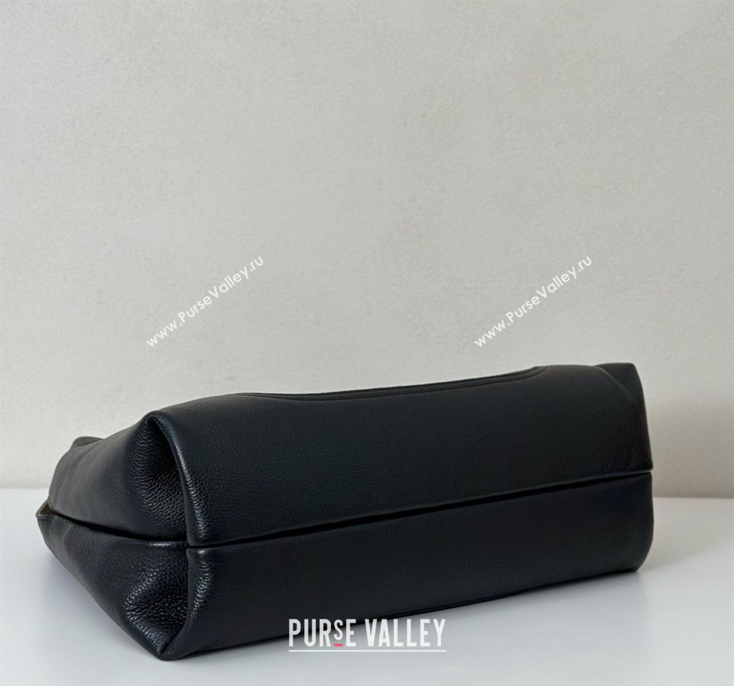 Gucci Softbit Leather Maxi Shoulder Bag with Oversized Half Horsebit Black 2025 837466 (DLH-251124110)