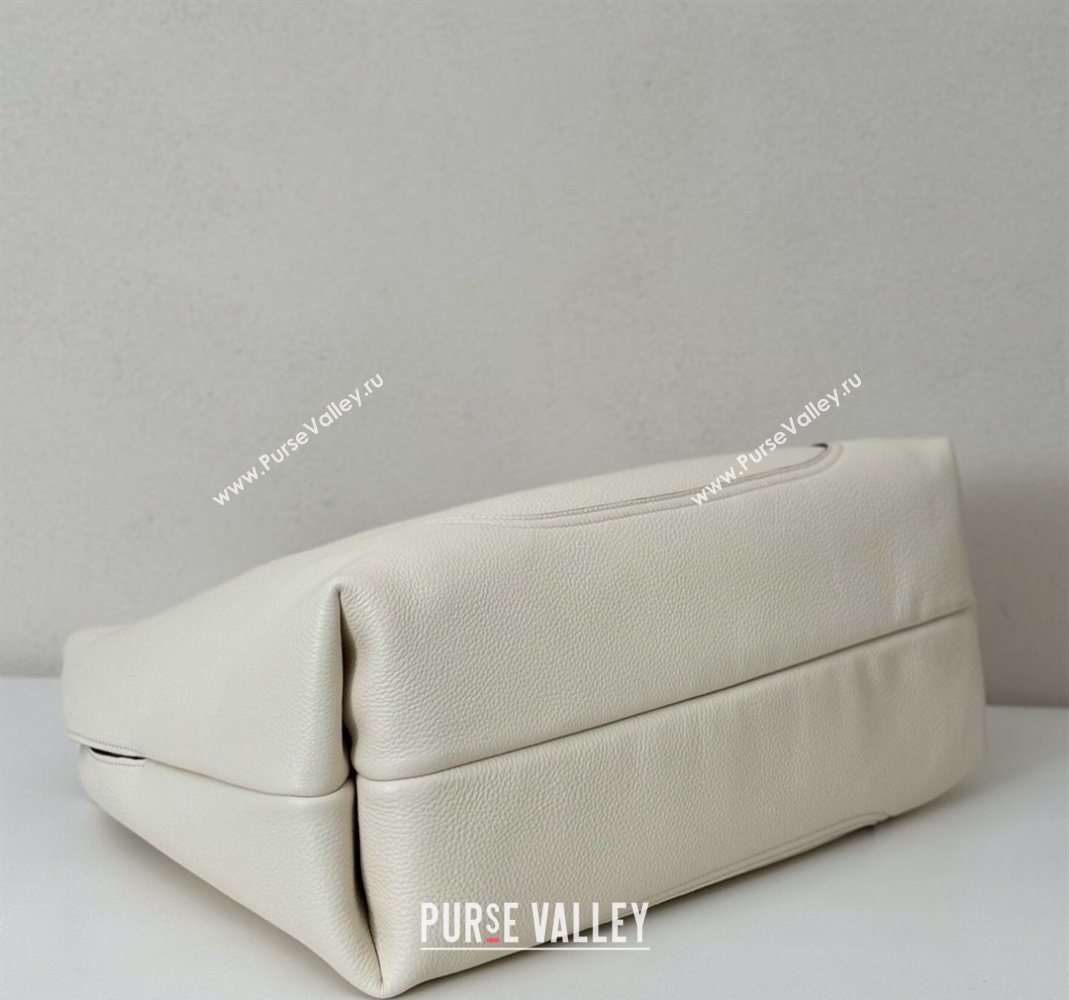 Gucci Softbit Leather Maxi Shoulder Bag with Oversized Half Horsebit White 2025 837466 (DLH-251124112)