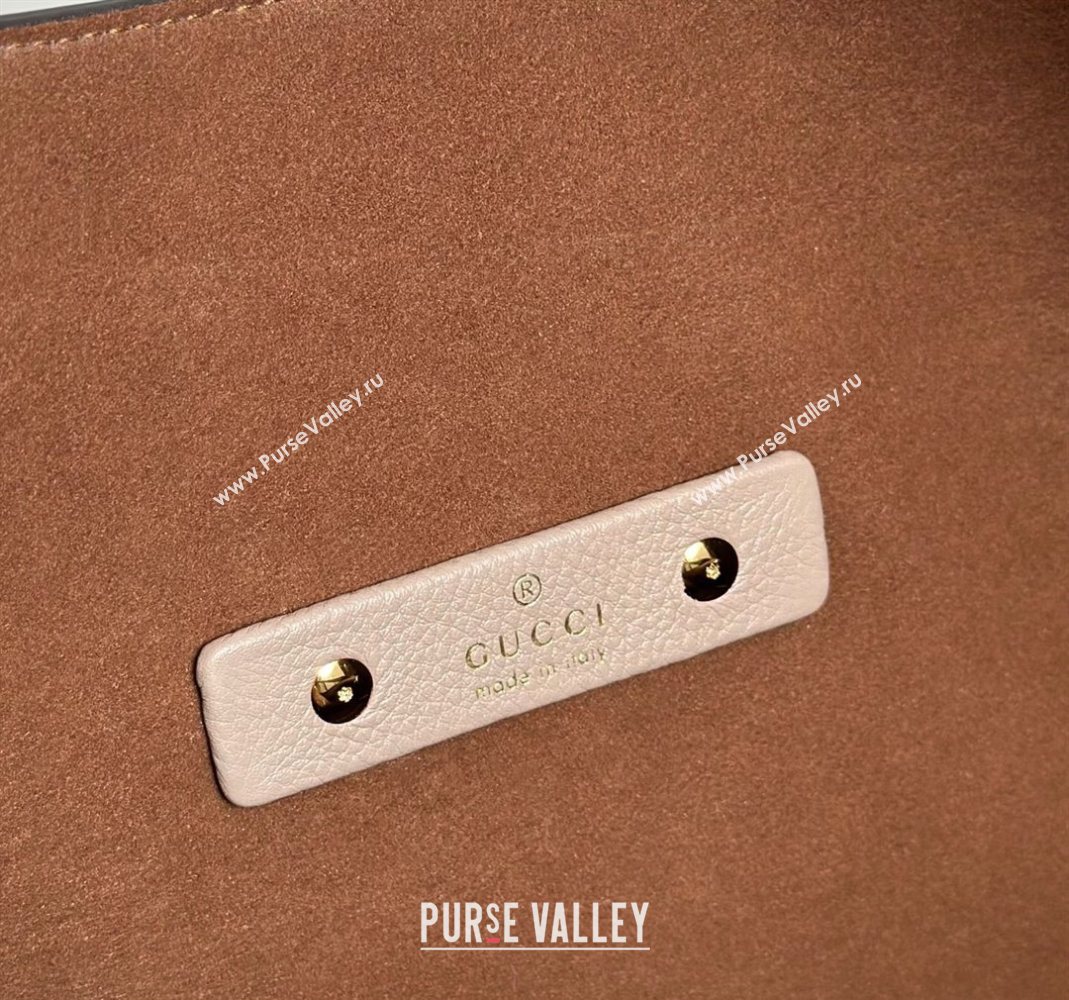 Gucci Softbit Leather Maxi Shoulder Bag with Oversized Half Horsebit Taupe 2025 837466 (DLH-251124113)