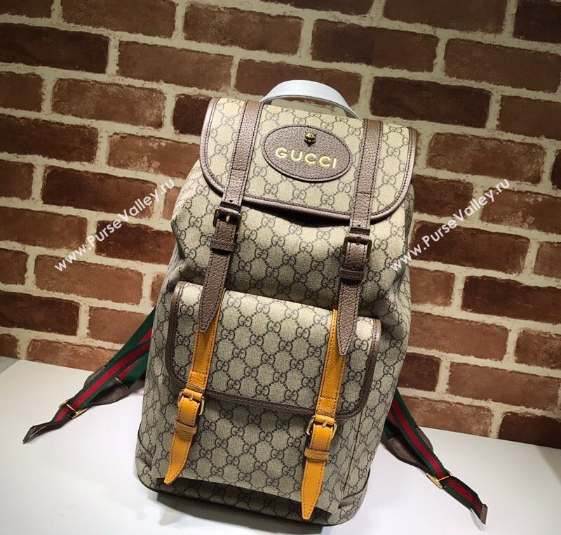 Gucci Mens GG Canvas Backpack bag 2025 ‎473869 (DLH-251124144)