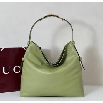 Gucci Beatrix Leather large tote bag Sage Green 2025 850546 (DLH-251124091)