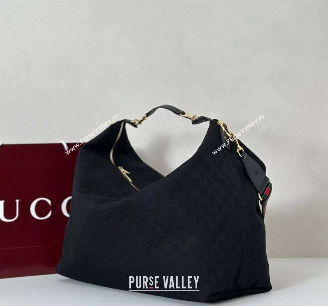Gucci GG Canvas Shoulder Bag Black 2025 864485 (DLH-251125014)