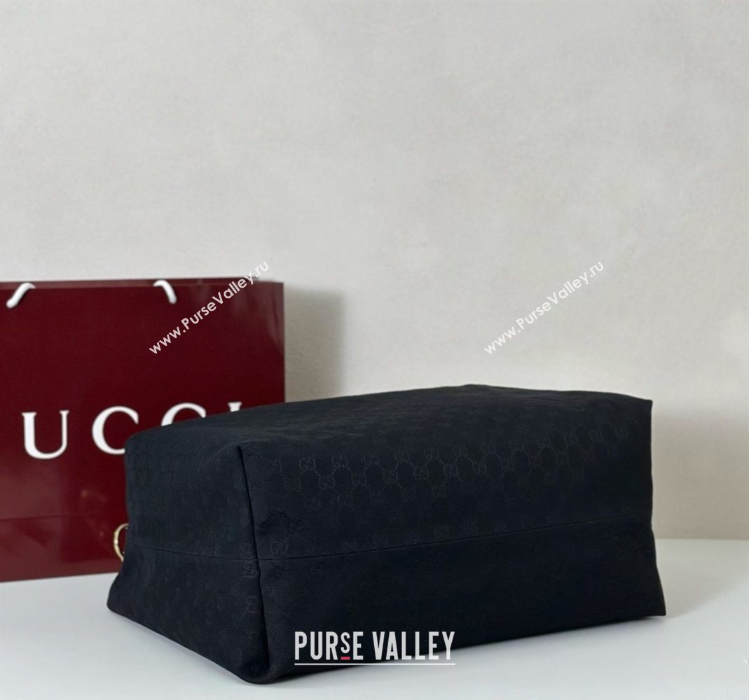 Gucci GG Canvas Shoulder Bag Black 2025 864485 (DLH-251125014)