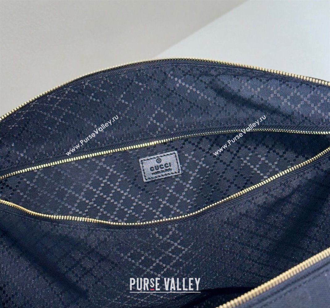 Gucci GG Canvas Shoulder Bag Black 2025 864485 (DLH-251125014)