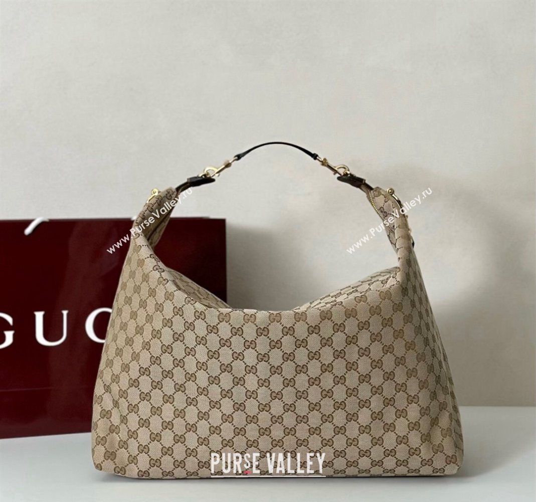 Gucci GG Canvas Shoulder Bag Beige 2025 864485 (DLH-251125015)
