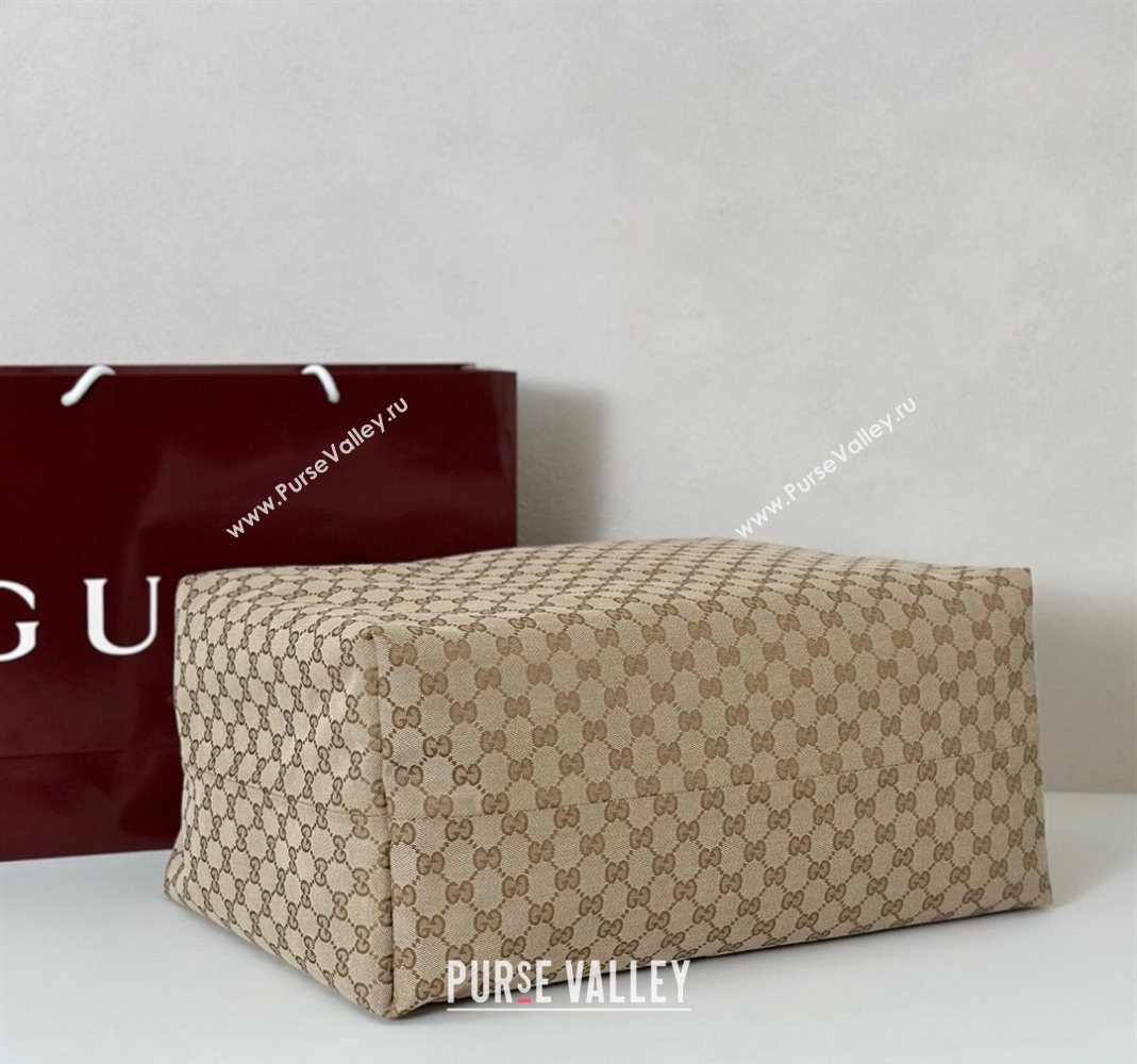 Gucci GG Canvas Shoulder Bag Beige 2025 864485 (DLH-251125015)
