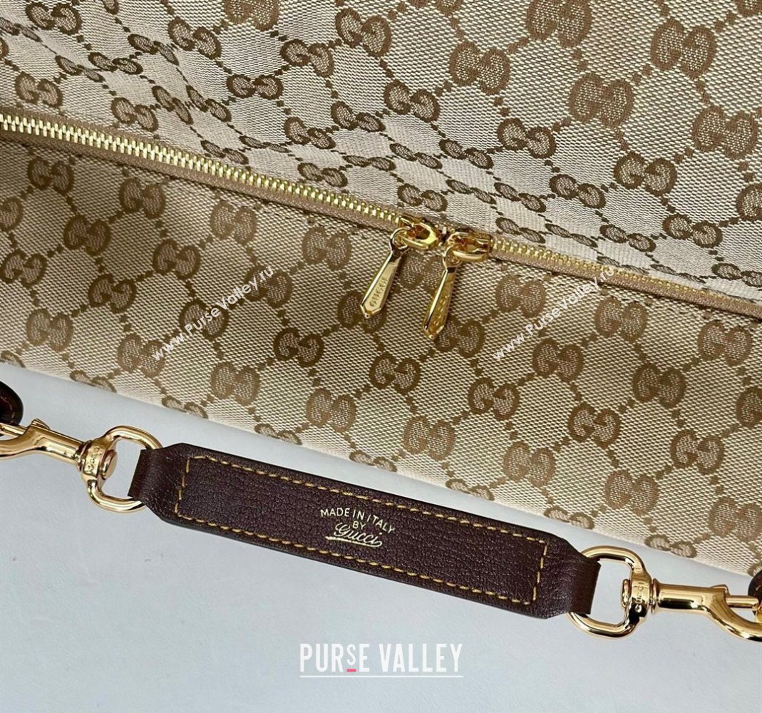 Gucci GG Canvas Shoulder Bag Beige 2025 864485 (DLH-251125015)