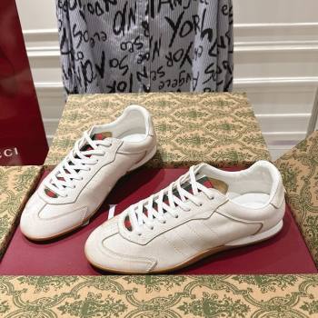 Gucci Shift Sneakers in Washed-Effect Leather White 2025 857016 (SS-251218050)