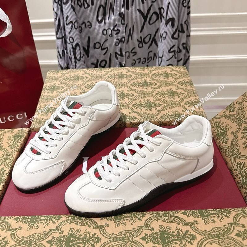Gucci Shift Sneakers in Calf Leather White 2025 857016 (SS-251218052)