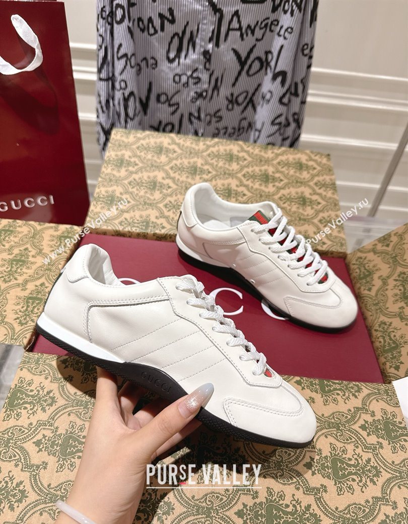 Gucci Shift Sneakers in Calf Leather White 2025 857016 (SS-251218052)