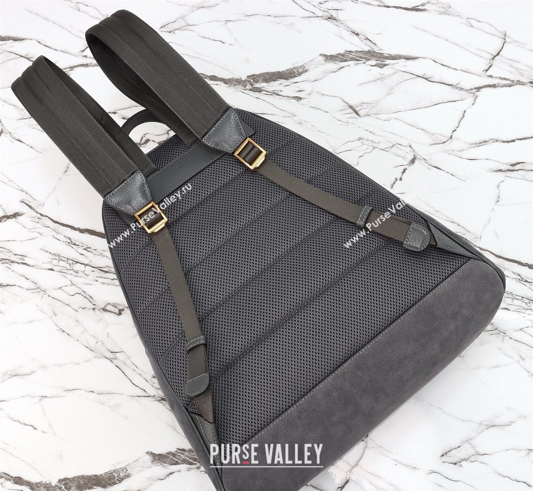 Gucci Mens Ophidia Suede medium backpack bag Grey 2026 834466 (DLH-260127104)