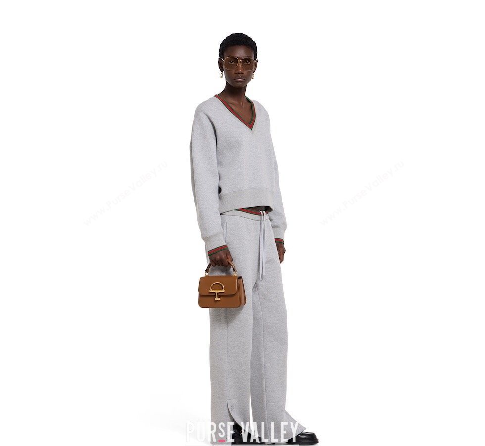 Gucci Siena Leather small top handle bag with Half Horsebit White 2026 855536 (DLH-260128012)