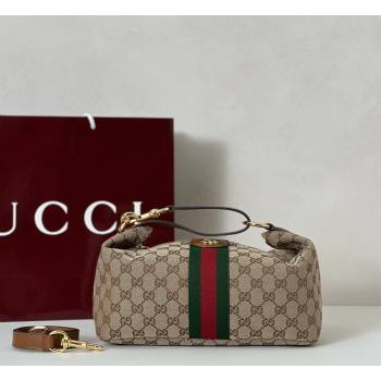 Gucci Vanity medium top handle bag in GG Canvas Beige 2026 857799 (DLH-260128021)