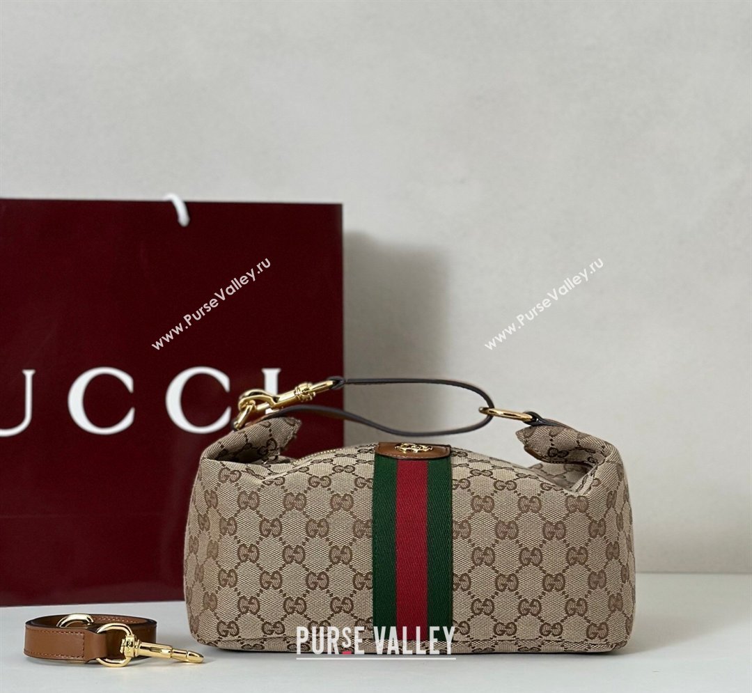 Gucci Vanity medium top handle bag in GG Canvas Beige 2026 857799 (DLH-260128021)