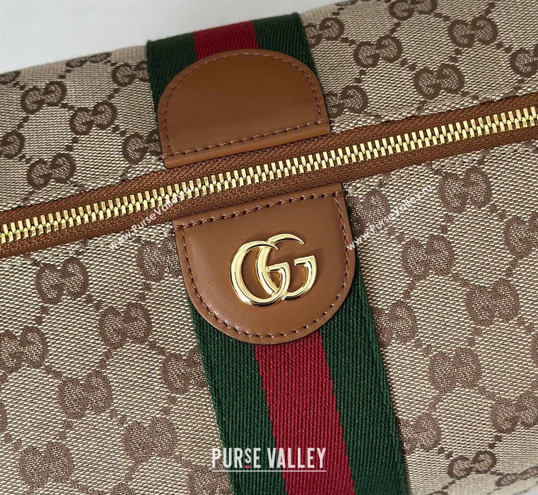 Gucci Vanity medium top handle bag in GG Canvas Beige 2026 857799 (DLH-260128021)