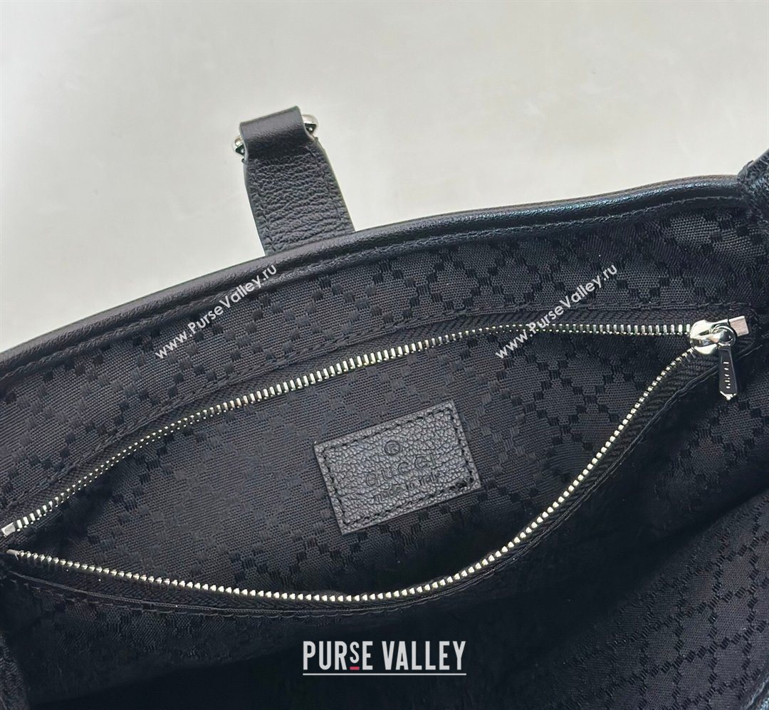 Gucci Jackie Slim medium shoulder bag in GG Canvas Black 2026 863136 (DLH-260128034)