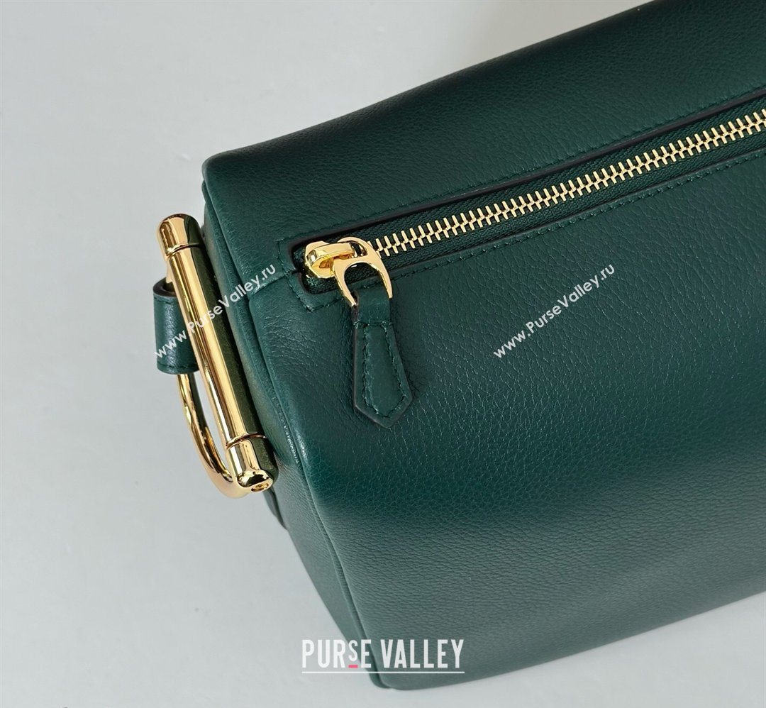 Gucci Half Horsebit large shoulder bag in Grainy Leather Green 2026 862530 (DLH-260128039)
