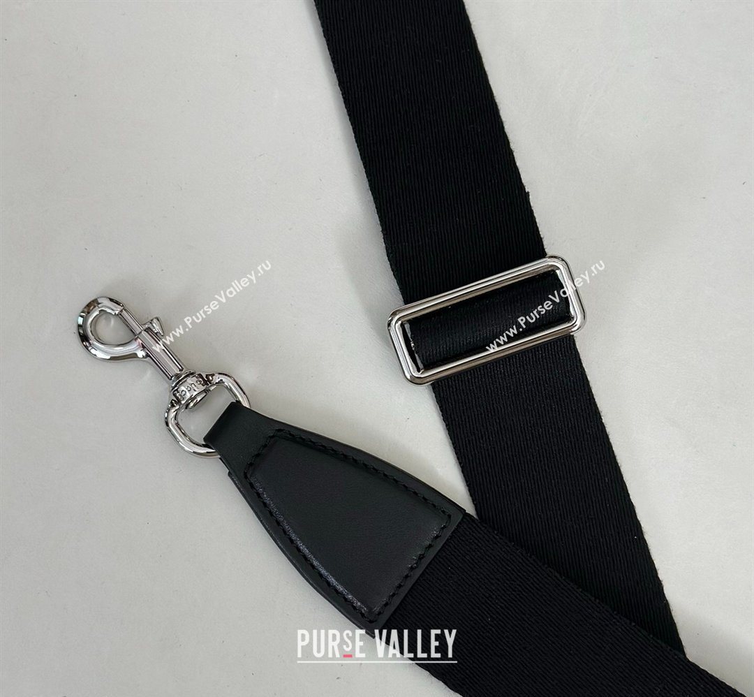 Gucci Mens Ophidia small crossbody bag in GG Fabric Black/Silver 2026 839155 (DLH-260127094)