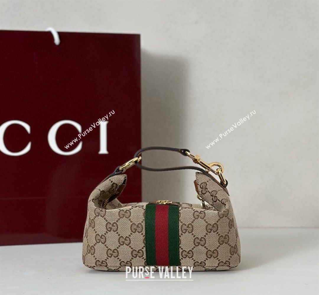 Gucci Vanity mini bag in GG Canvas Beige/Brown 2026 861775 (DLH-260128081)