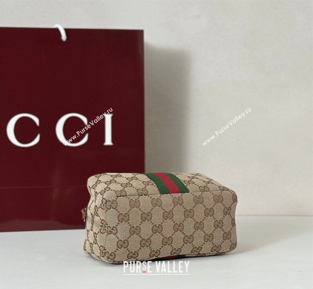 Gucci Vanity mini bag in GG Canvas Beige/Brown 2026 861775 (DLH-260128081)