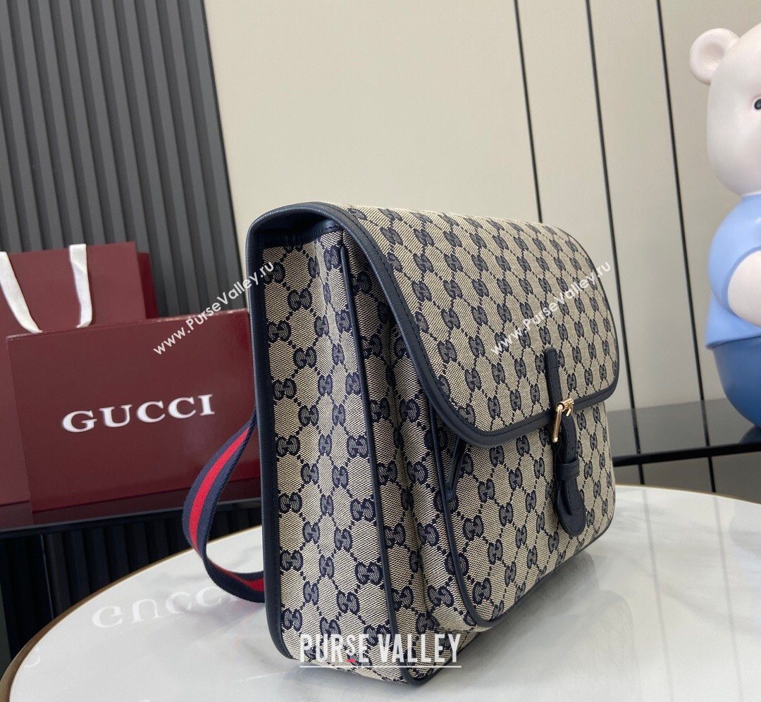 Gucci Childrens GG Canvas Messenger Bag Grey 2026 793823 (DLH-260128082)