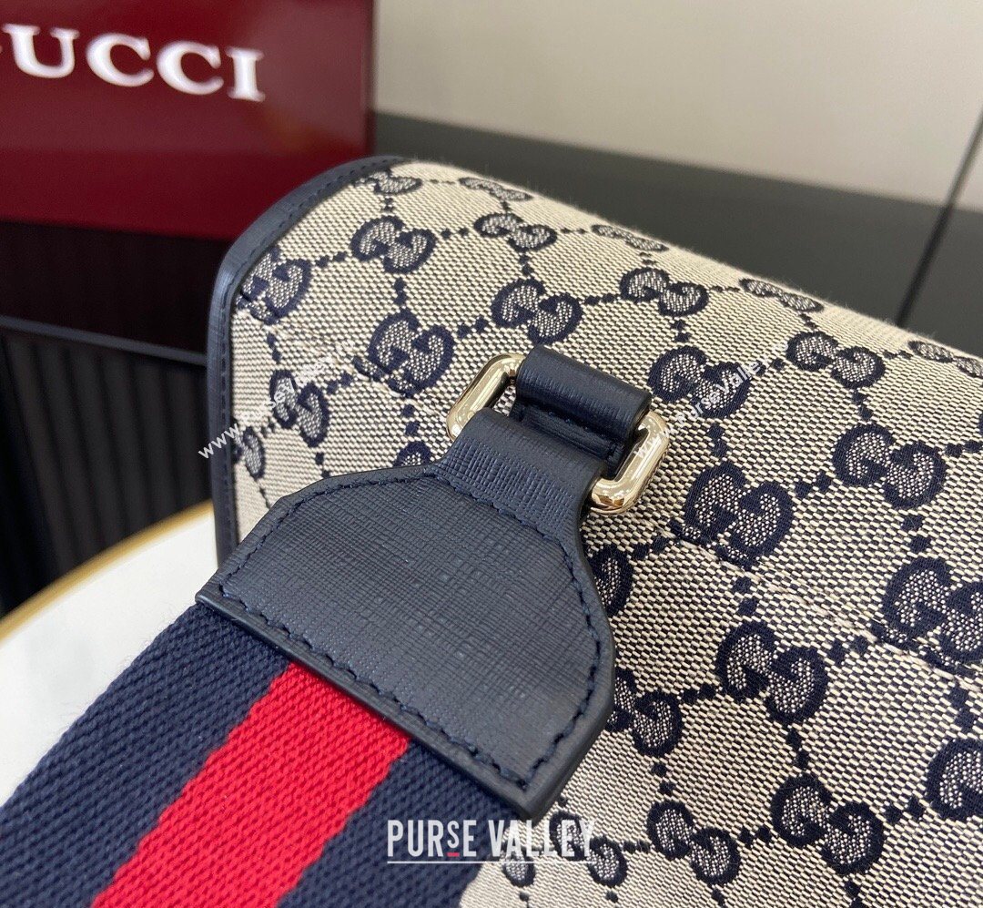 Gucci Childrens GG Canvas Messenger Bag Grey 2026 793823 (DLH-260128082)