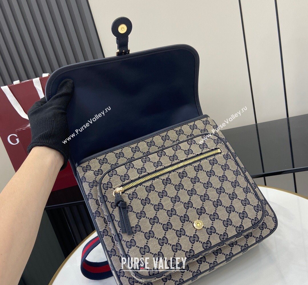 Gucci Childrens GG Canvas Messenger Bag Grey 2026 793823 (DLH-260128082)