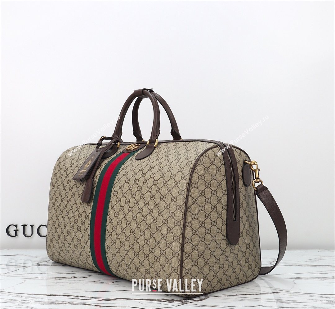 Gucci Savoy large duffle bag in GG Canvas Beige 2026 834458 (DLH-260128085)