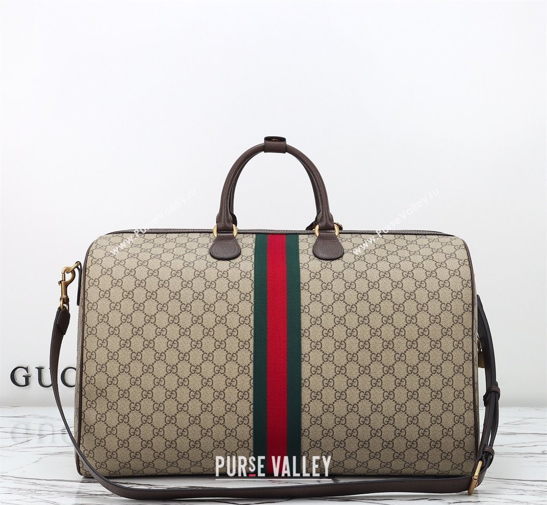 Gucci Savoy large duffle bag in GG Canvas Beige 2026 834458 (DLH-260128085)