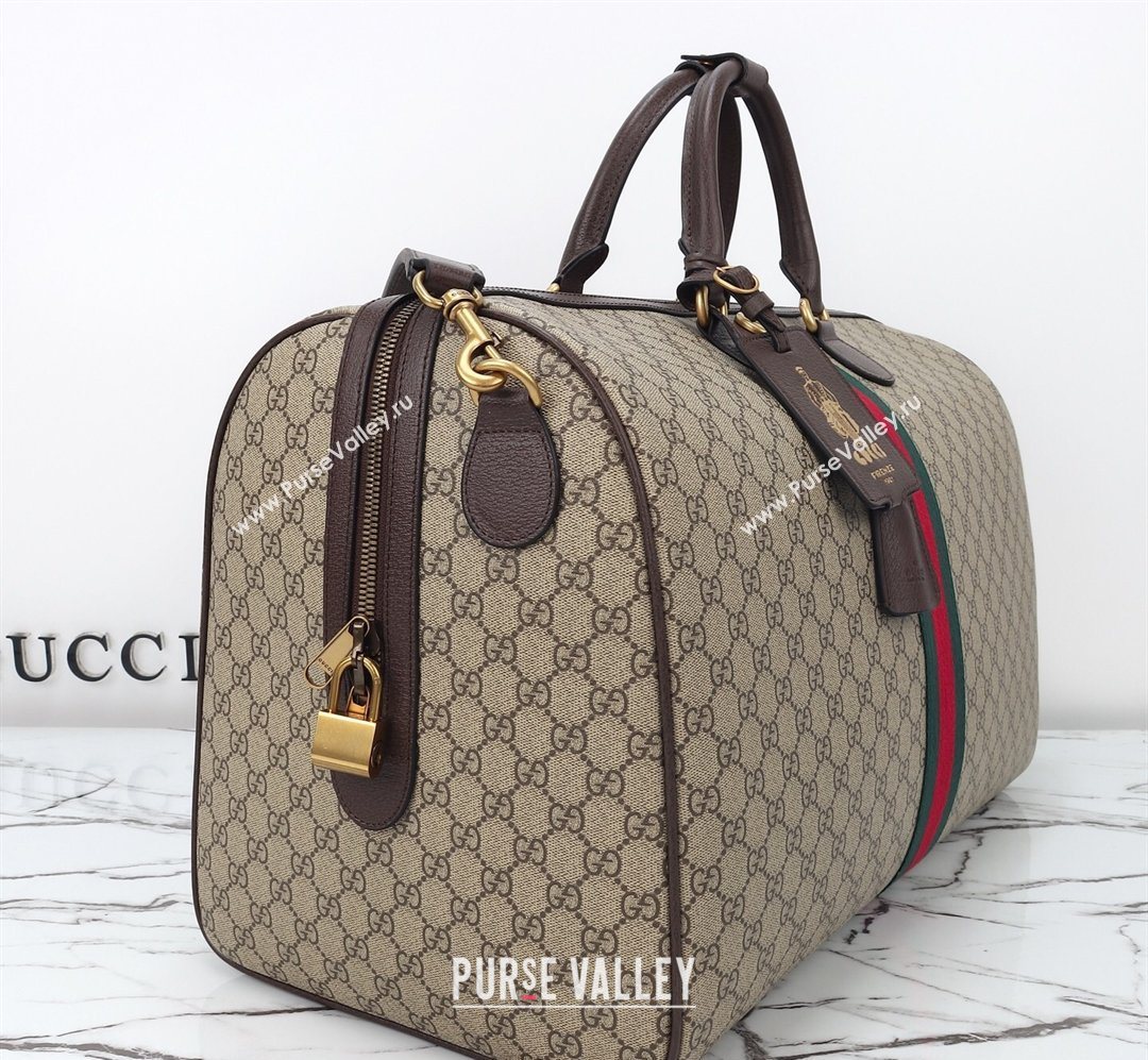 Gucci Savoy large duffle bag in GG Canvas Beige 2026 834458 (DLH-260128085)