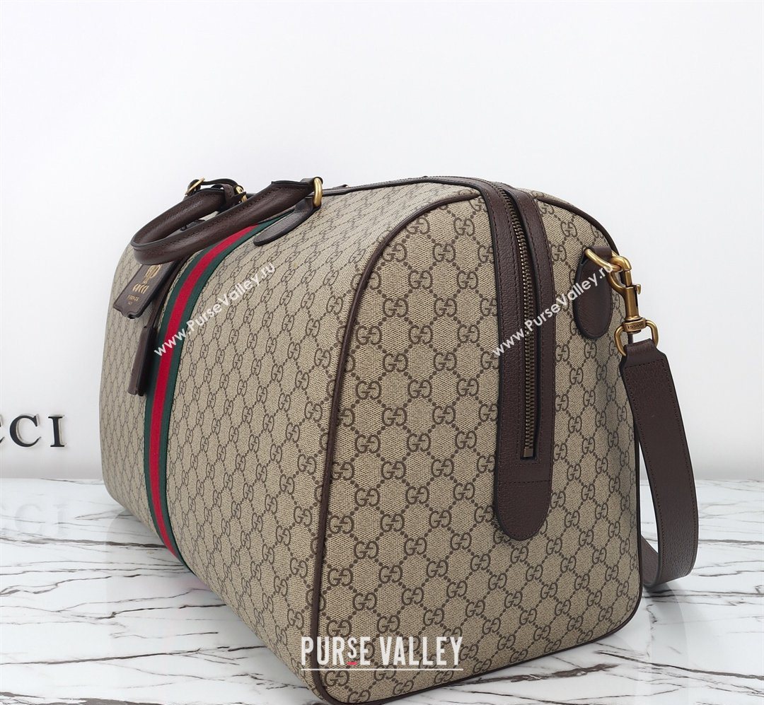 Gucci Savoy large duffle bag in GG Canvas Beige 2026 834458 (DLH-260128085)