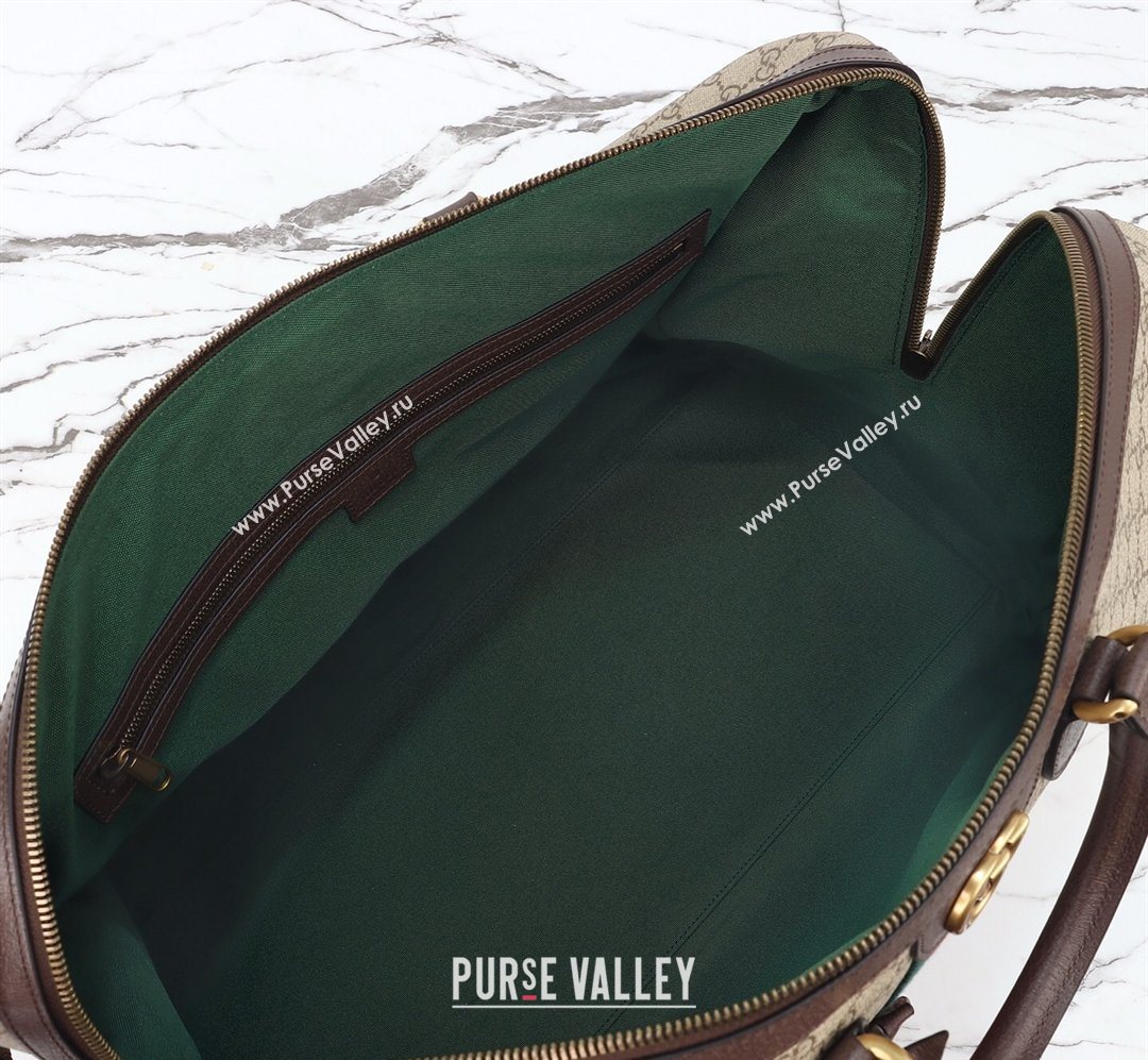 Gucci Savoy large duffle bag in GG Canvas Beige 2026 834458 (DLH-260128085)