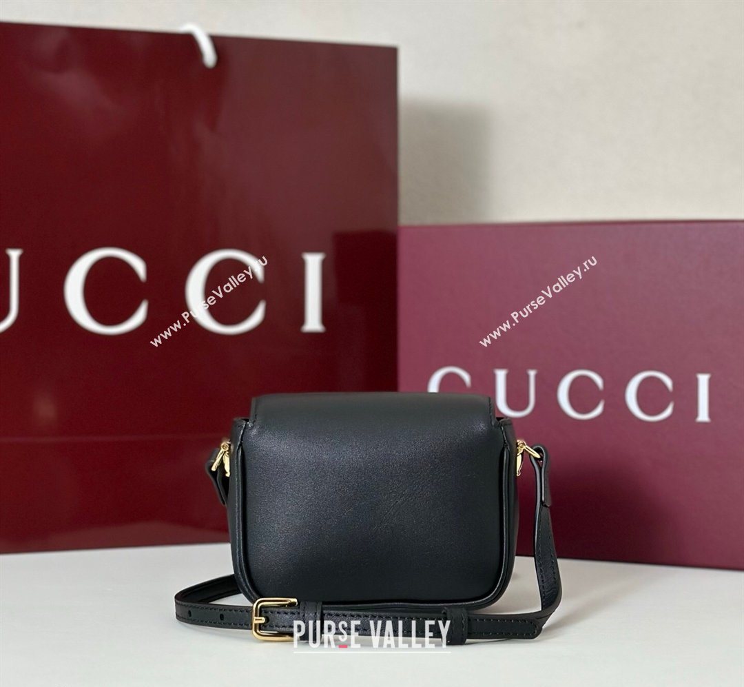 Gucci Horsebit 1955 Leather Micro Bag Black 2026 851620 (DLH-260128086)