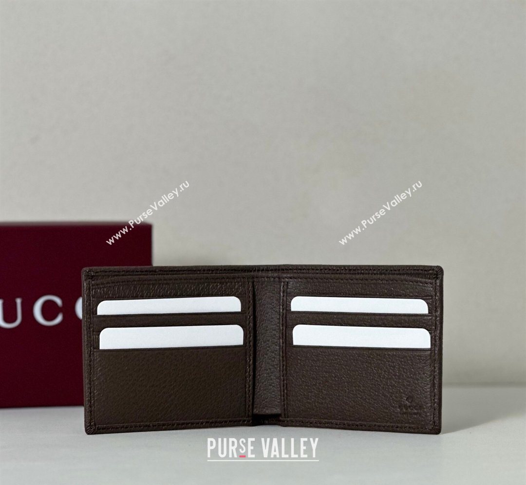 Gucci Bi-fold Wallet in Camouflage GG Fabric Blue 2026 834271 (DLH-260128098)