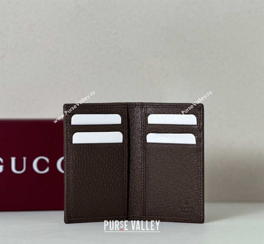 Gucci Long Card Case in Camouflage GG Fabric Blue 2026 834691 (DLH-260128103)