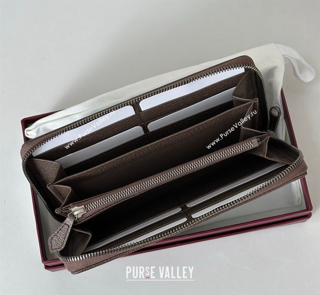 Gucci Zip-around Wallet in Camouflage GG Fabric Blue 2026 834694 (DLH-260128106)