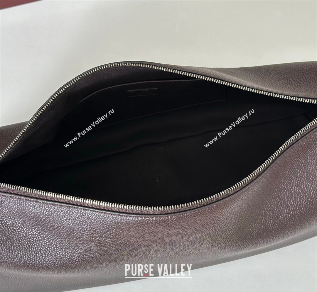 Gucci Mens Half Horsebit crossbody bag in Leather Brown 2026 862810 (DLH-260128149)