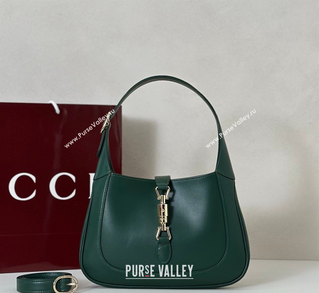 Gucci Jackie 1961 medium bag in Calf Leather Green 2026 820415 (DLH-260128159)