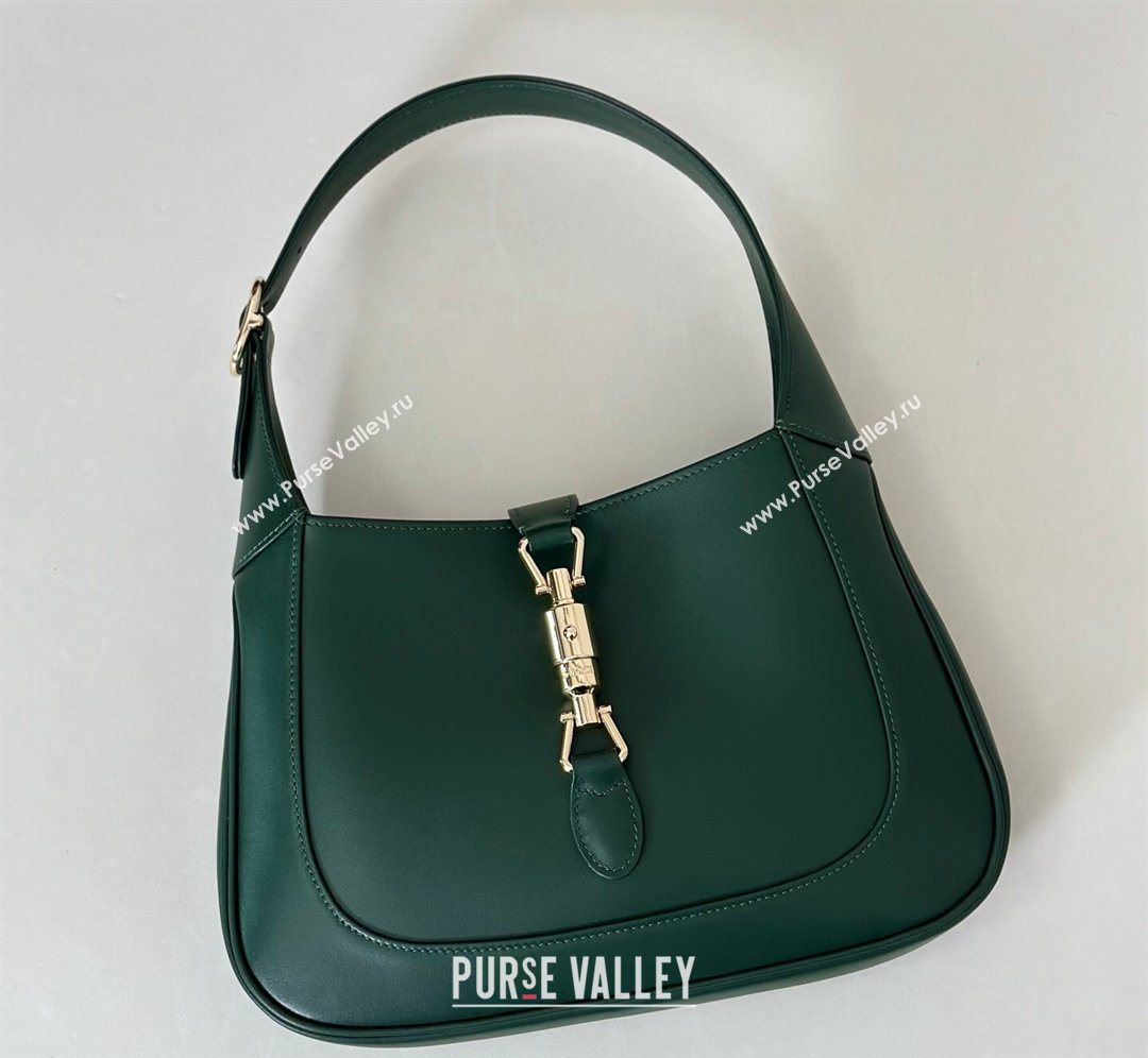 Gucci Jackie 1961 medium bag in Calf Leather Green 2026 820415 (DLH-260128159)