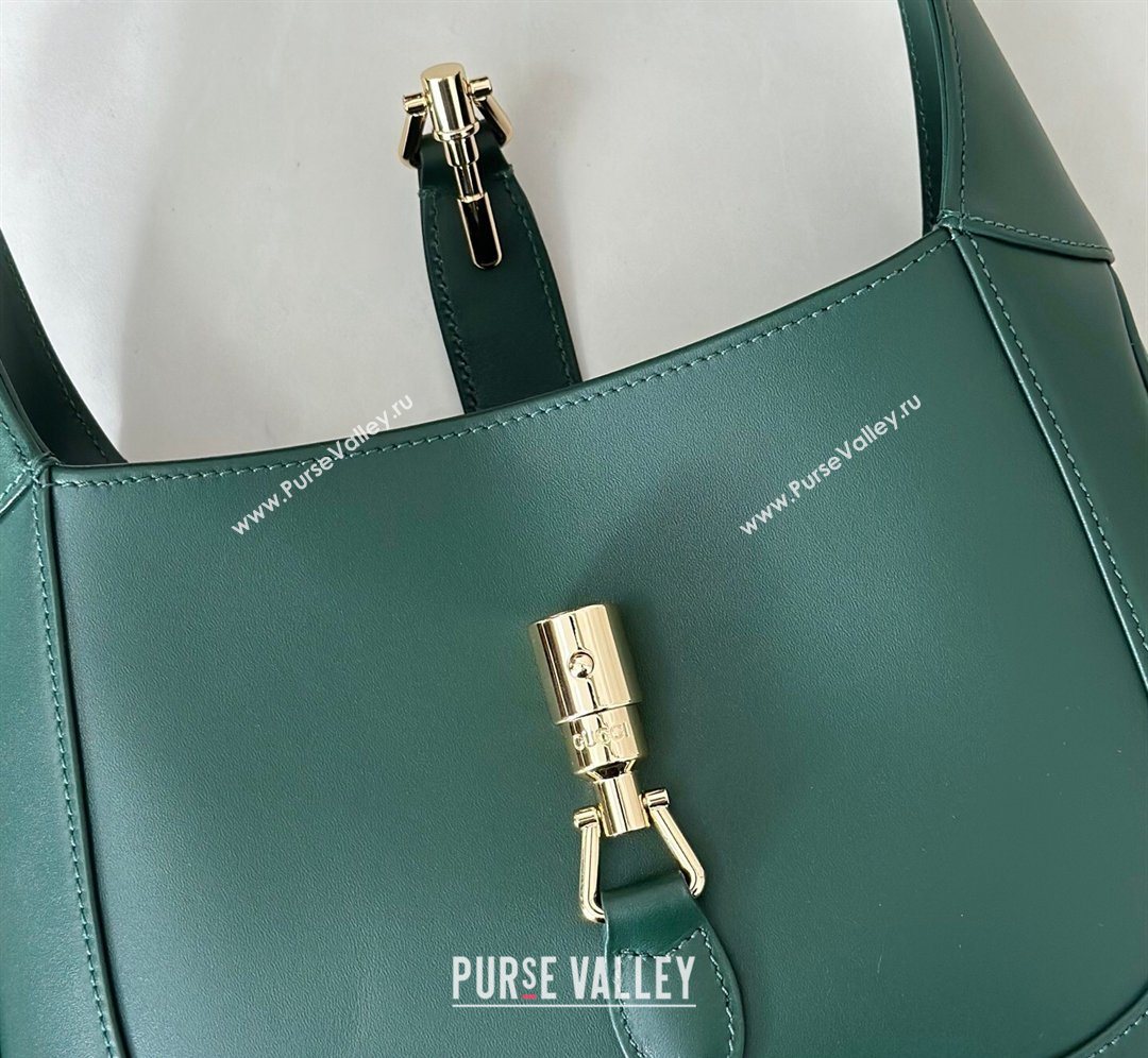 Gucci Jackie 1961 medium bag in Calf Leather Green 2026 820415 (DLH-260128159)