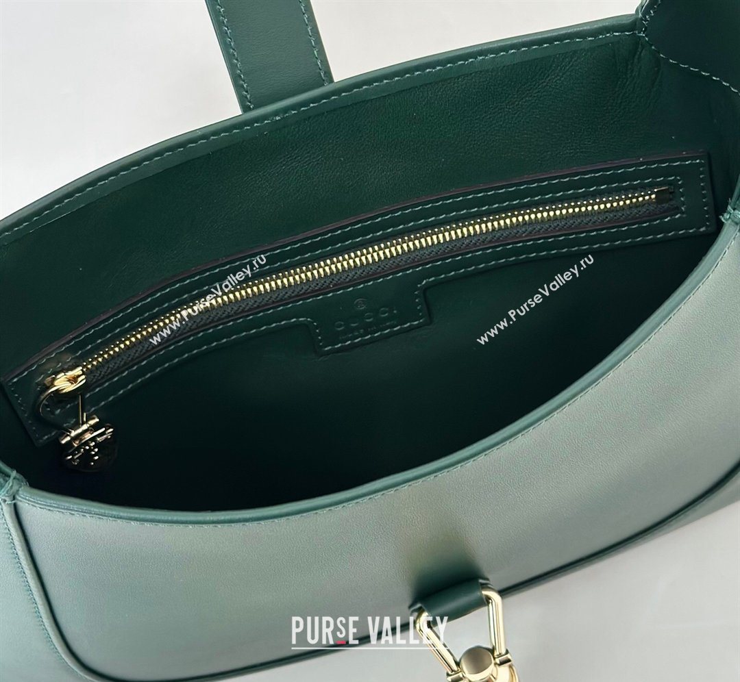 Gucci Jackie 1961 medium bag in Calf Leather Green 2026 820415 (DLH-260128159)