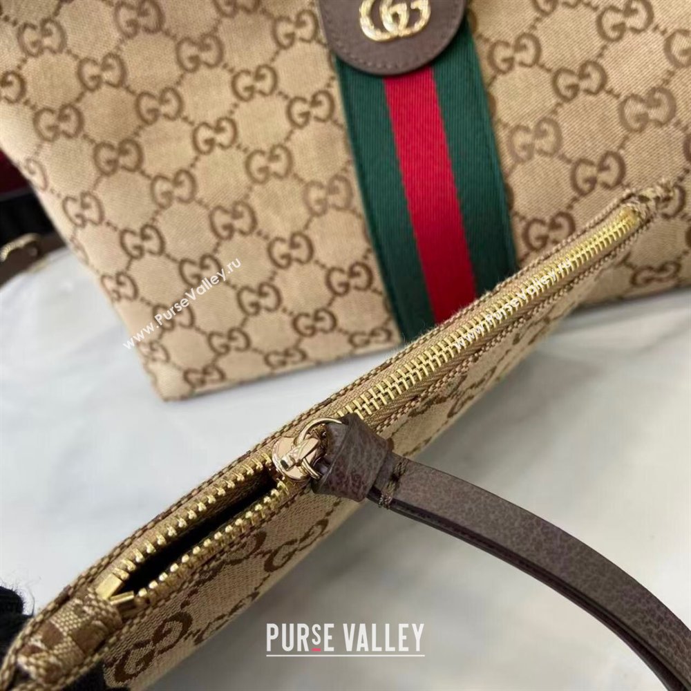 Gucci Giglio Small Tote Bag in GG Canvas 860845 Beige 2025 (XLU-251125020)