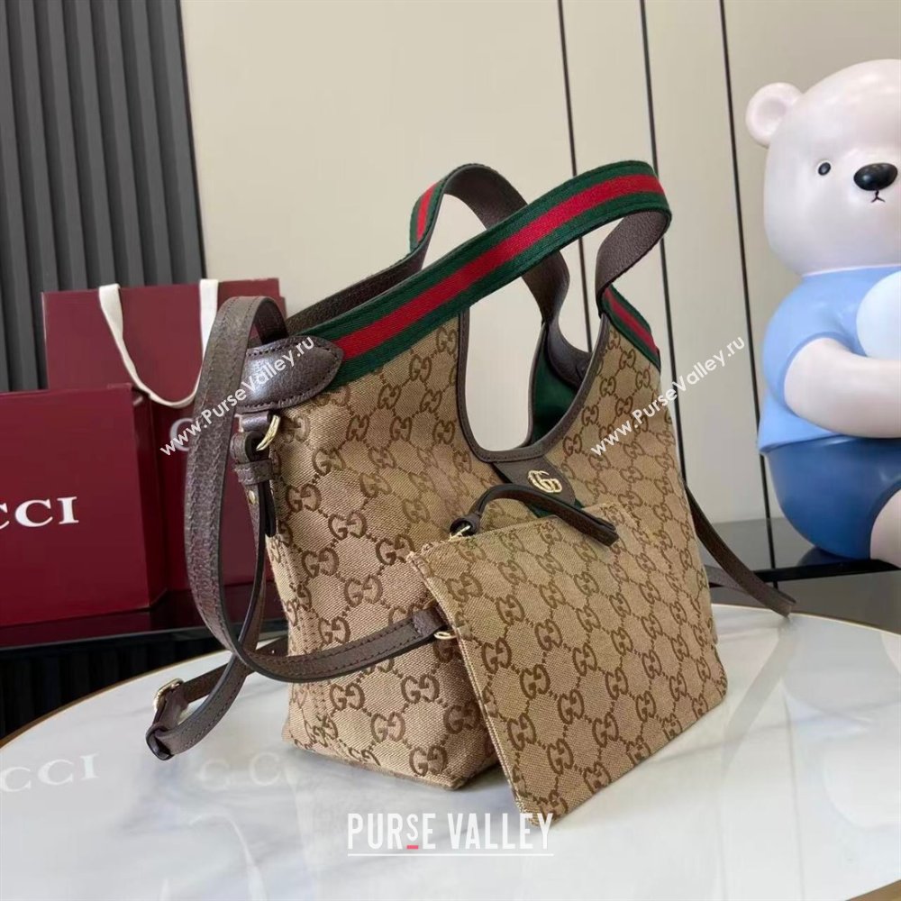 Gucci Giglio Small Tote Bag in GG Canvas 860845 Beige 2025 (XLU-251125020)