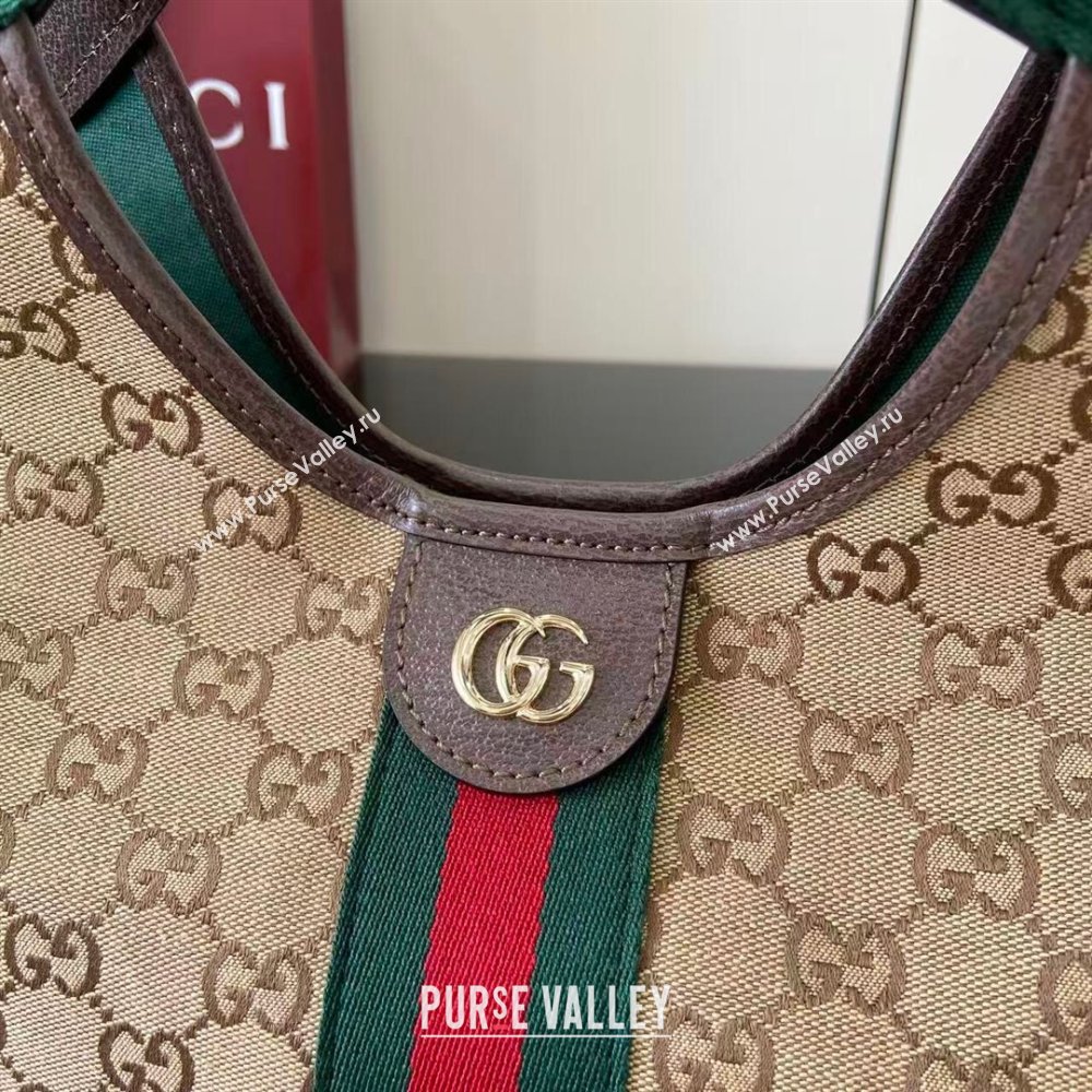 Gucci Giglio Small Tote Bag in GG Canvas 860845 Beige 2025 (XLU-251125020)