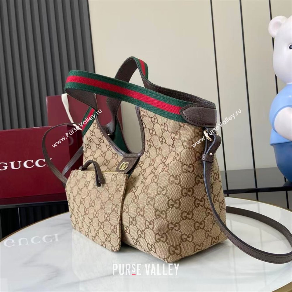 Gucci Giglio Small Tote Bag in GG Canvas 860845 Beige 2025 (XLU-251125020)