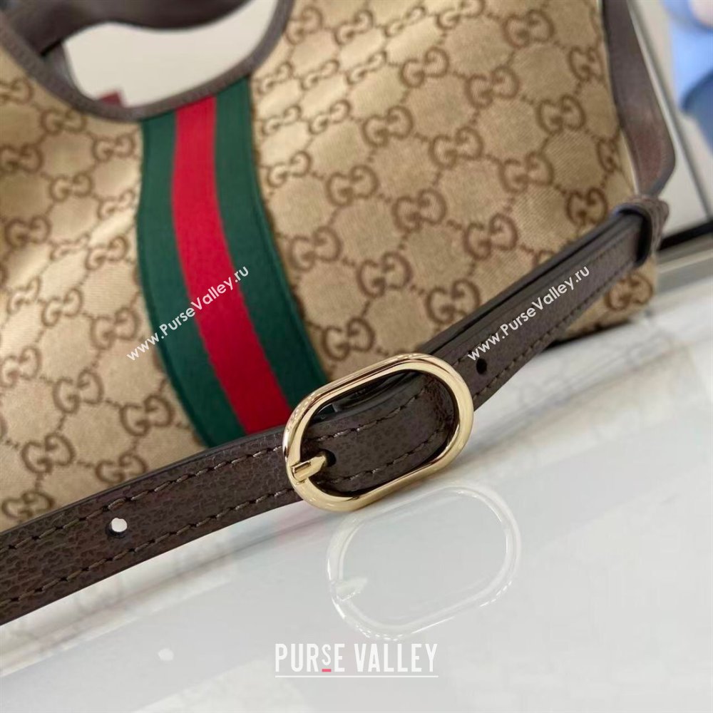 Gucci Giglio Small Tote Bag in GG Canvas 860845 Beige 2025 (XLU-251125020)