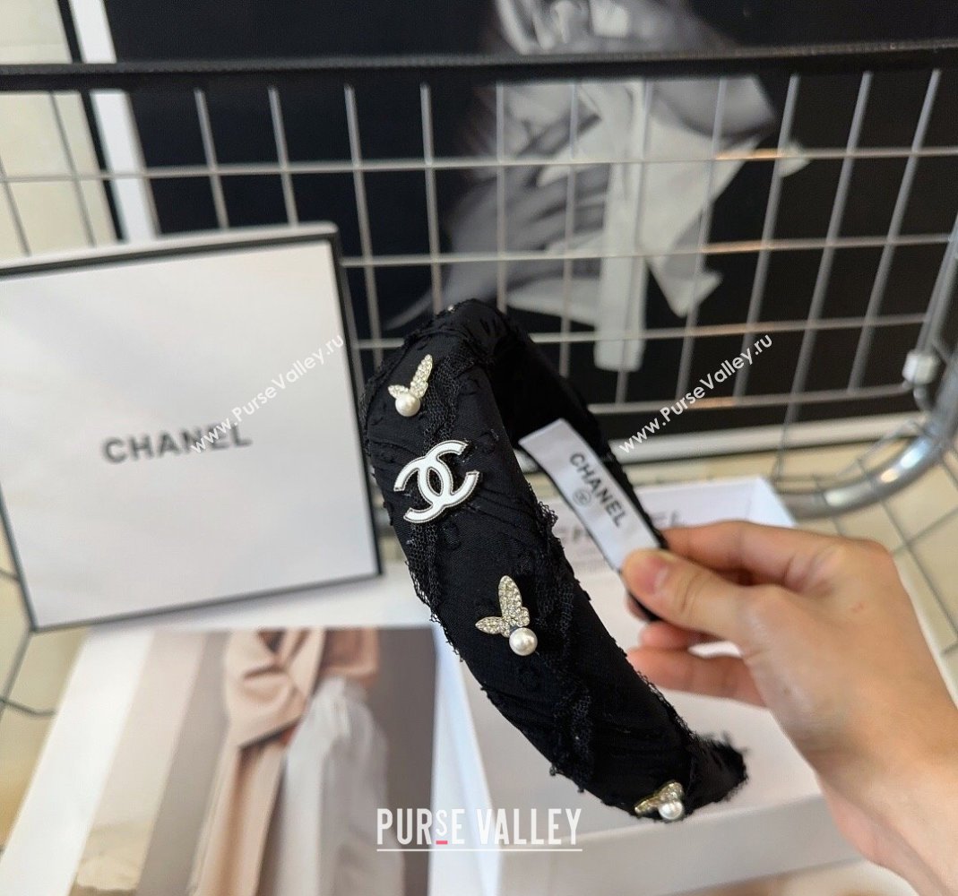 Chanel Hair Clip White/Black 2024 0513 (XMN-240513165)
